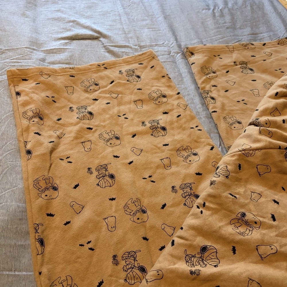 American Eagle AE Lounge Snoopy Halloween PJ Pants XL NWT Mummy Ghost - Picture 6 of 6